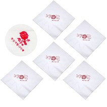 엘림 칵테일냅킨 장미이미지 흰색 4000매, 1box