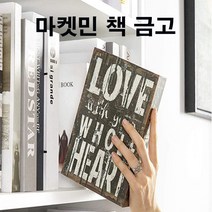 마켓민 책금고 가정용 미니금고 비밀금고 북세이프 저금통, 금고