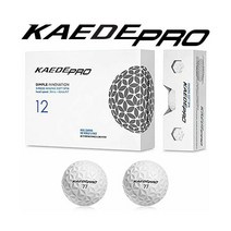 카에데 프로 골프공 12구 KAEDE PRO 일본발송, 12개, 12개