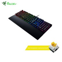 가상키보드 Razer V3 키보드 가정용 전문 컴퓨터 액세서리 데스크탑 키 게임용 노란색 스위치, 한개옵션2, 01 Yellow switches, 한개옵션1