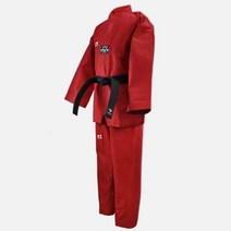 무스포 태권도복 TR 시범단도복(적색)