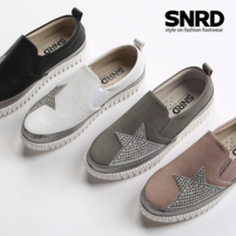 SNRD SNRD 여성화 스팽글 슬립온 로퍼 SN172