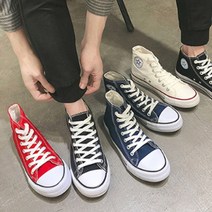 W6A7510EFS 남성 캔버스 하이탑 캐주얼패션 다양한코디 4컬러 신발 운동화 스니커즈 단화 이쁜스니커즈 예