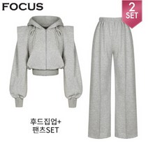 포커스 포커스 퍼프소매후드집업+팬츠세트_VF3W1TS6520