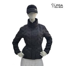LPGA 골프 웨어 여성 겨울 방풍 발열 퍼 구스 다운 점퍼 재킷 L214DW725P