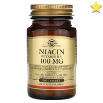 솔가 니아신 나이아신 비타민B3 100mg 100정, 1개, 기본