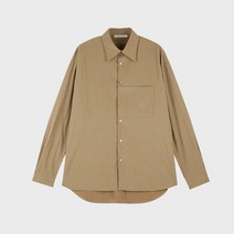 라이풀 크리즈 포켓 셔츠BROWN LF1FSH0324