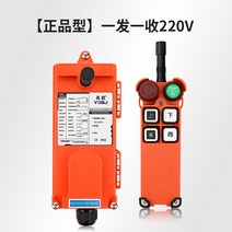 Yuding 원격 제어 F21-4S 오버 헤드 크레인 여행 전기 호이스트 무선 산업용, 순정형 1개 송신 1개 수신 220V