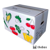 농산물박스 20kg 18장 440*335*255, 화이트