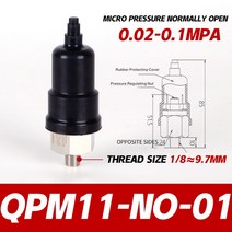 펌프 압력 스위치 자동 QPM 마이크로 조절 공압 공기 압축기 유압 다이어프램 컨트롤러 QPM11-NO-01 NC, [05] QPM11-NO-02 Female, 1개