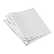 [바인도매틱] 국내생산 열제본표지 화이트 2mm~15mm, 6mm / 20장