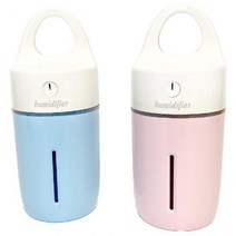 미니 가습기 /무드등 /USB /LED /사무실 /차량 /책상용 /칼라 별의별굿즈, 블루