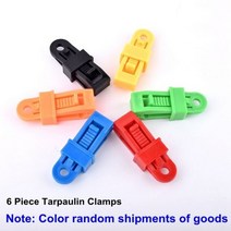 포장마차비닐 붕어빵 천막 가게 겨울 선별소 노점, 6 Piece Clamps
