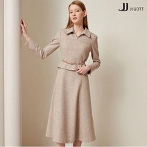 JJ지고트 재킷 스타일 울 플레어 원피스 GMCA0OP57