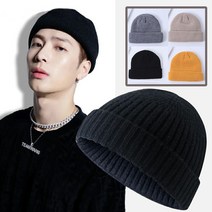 남자 여자 숏비니 무지 심플 비니