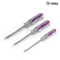 큐웨이 송곳 3종 펀치 구멍 천공 가죽 공예 펀칭 구멍뚫기 부산달동네, 대(5X90mm/KD590)