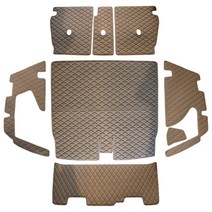 차팡 트렁크매트 벤츠 GLC 1세대 클래스(16년~) 가솔린/디젤/페리호환 에어서스펜션유/무 차박매트 풀커버 + 도어매트, 가솔린/디젤/페리호환_에어서스펜션 유, [SS]커피브라운