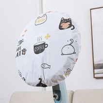 선풍기 커버 방수 망 보호 덮개 먼지 방진 방습 북유럽풍 프린팅 노르딕 인테리어 2개, 3-선풍기커버-집
