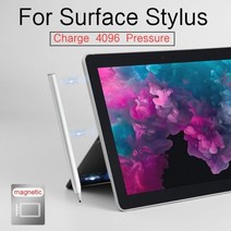 스타일러스 펜 Surface Go Pro X Pro 7 Pro 6 Pro 5 4 3 호환, 은빛 3 세대
