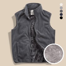 S~3XL 양털 후리스 조끼 플리스 퍼 털 뽀글이 기모 보아털 빅사이즈 하이넥 WFLE263