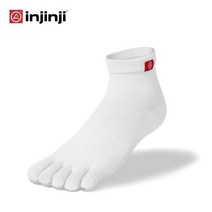 인진지 발가락양말 라이너 띠너 물집방지 양말, 뉴라이너 화이트, L(275-300)