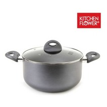 키친플라워 IH 세라믹 냄비 양수 22cm