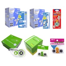 수정테이프/수정테이프리필 1박스(바르네/플러스/아모스), 플러스 수정테이프리필(10개입)