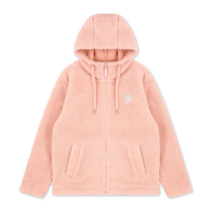 NFL F204MJK302 플리스 후드 자켓 BABY PINK