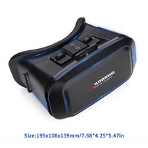 K2 3D VR 가상 현실 안경 정품 가죽 스마트 헬멧 스테레오 게임 시네마 박스 폰에 적합, 1개, CHINA, 단일
