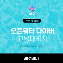 제주도 PADI 오픈워터+어드밴스 다이버 자격증 교육 스킨 스쿠버 다이빙, 평일 교육