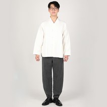 리예 후염 이중지 자가드깃 적삼 바지 생활한복