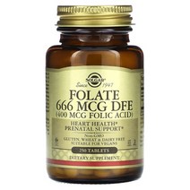 솔가 엽산 666mcg DFE (400mcg 폴릭 에시드) 250정, 1개