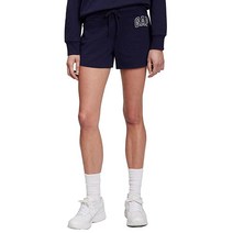 GAP 여성용 헤리티지 로고 반바지 트루 블랙