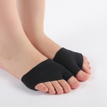 발바닥 보호 패드 2P 쿠션 보호대 발목 교정 아치 풋패드 스포츠 헬스 건강 용품 앞꿈치 보호 통증 흡수, 블랙 L(250~270mm) 2P