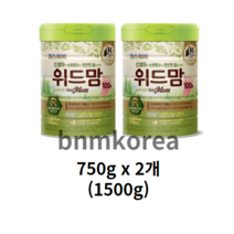 위드맘 파스퇴르 특허받은 유산균체 무항생제원유 분유 100일, 1500g, 7개