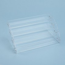 스탈리나 아크릴 진열대 매니큐어 계단식정리대 화장품진열 4단, 상세페이지 참조, 상세페이지 참조