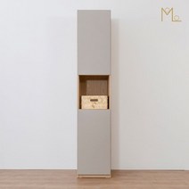 [천삼백케이] [모로] 케인 월플렉스 400 높은수납장 수납장 틈새수납장 미니수납장, 그레이