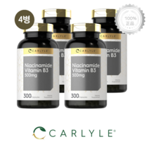 [4병기획] 칼라일 나이아신아마이드 500mg 300캡슐 효과 비타민B3 보충제 약들약, 1개, 기본