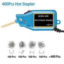 공업용 드라이기 히팅건 플라스틱 용접기 미니 100W 히트 건 핫 스테이플러 용접 기계 프로 자동차 범퍼 전자 납땜 수리 도구 키트 126805, EU plug, Blue