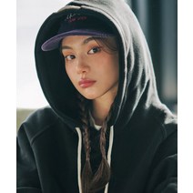 JEMUT 스네일 오버핏 기모 후드 7종 블랙 KJHD2432 Snail Overft Napping Hood Black