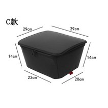 스쿠터용품 미니스쿠터 전기스쿠터 전동스쿠터 배달용 바구니 소형, C타입 블랙