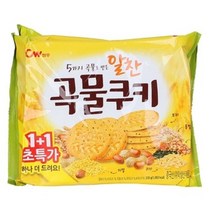 청우 알찬 곡물쿠키 2번들 400g, 1set