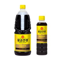 몽고식품 몽고 송표 프라임 1.8L + 500ml 양조간장