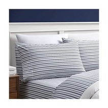 Nautica - 퍼케일 컬렉션 - 침대 시트 세트 - 100% 면 크리스프 & 쿨링 경량 및 수분 위킹 기능 플롯, Twin, Full