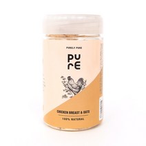 퓨어 동결건조 강아지 고양이 간식 큐브 120g, 닭가슴살 귀리, 1개