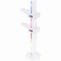 이엠텍 REDBIT RB-1 AUTO RGB 그래픽카드 지지대 화이트, REDBIT RB-1 AUTO RGB 지지대 화이트