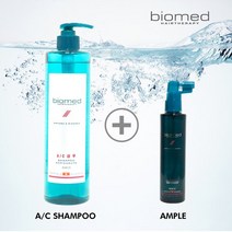 바이오메드 1+1 헤어테라피 AC샴푸1000ml+AC앰플80ml / 탈모케어성분함유 모발빠짐개선