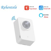 tuya wifi smart pir motion sensor home 적외선 수동 감지기 무선 홈 보안 시스템 smart life remote, 1개