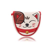 킨소 골프 센터 샤프트 퍼터 커버 행운의 고양이 방수 말렛 헤드 커버 클럽 가드 프로텍터BGSL
