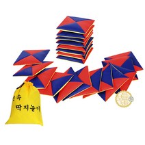(재미스쿨) 유아월드 민속전통 딱지놀이 20개X1세트 명절 치기